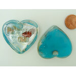 pendentif amour bleu clair Pend-117