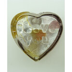 pendentif I love you violet verre Pend-122