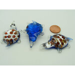 pendentif animal bleu fonce Pend-123