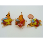 pendentif animal tortue marron Pend-125