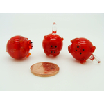 mini pendentif cochon rouge Pend-185-5