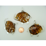 pendentif elephant verre marron Pend-186