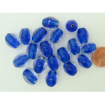 perle bleu verre PV64
