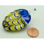 pendentif chouette oiseau bleu Pend-204