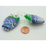 pendentif chouette hibou vert clair Pend-206