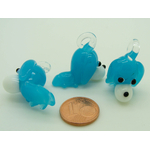 pendentif mini  chien bleu Pend-218