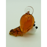 mini pendentif marron verre Pend-219