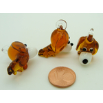 pendentif petit chien marron Pend-219