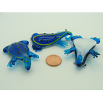 pendentif grenouille animal bleu Pend-235