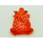pendentif grenouille animal rouge dore Pend-238