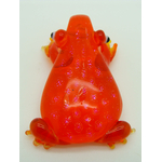 pendentif grenouille rouge mauve verre Pend-239