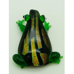 pendentif grenouille vert verre Pend-241