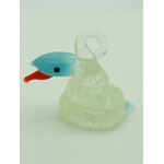 Pend-252 pendentif petit serpent verre
