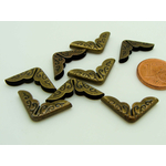 angle coin 14mm bronze