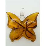 Pend-301 pendentif papillon marron noir