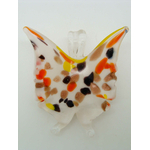 Pend-306-1 pendentif papillon blanc multi dore