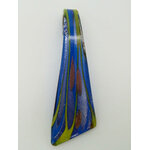 Pend-309-2 pendentif triangle marine lampwork