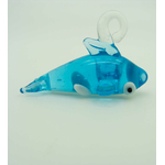 Pend-311-1 pendentif baleine bleue lampwork