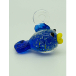 Pend-314-2 mini pendentif poisson bleu fonce animal