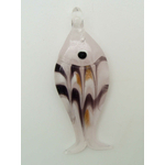 Pend-316-4 pendentif poisson rose argente animal
