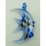 Pend-327-1 pendentif poisson lune bleu animal