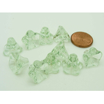 VS cone 12mm fleur vert translucide