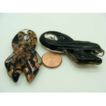 Pend-331-2 pendentif ruban noir