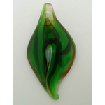 Pend-365-3 pendentif goutte vert fonce collier
