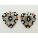 Mille-coeur-07 pendentif coeur verre millefiori