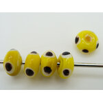 PV-lamp-72 perle verre jaune
