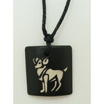 Pend-bois-belier pendentif bois zodiaque
