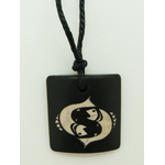 Pend-bois-poisson pendentif bois zodiaque