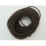 fil coton cire marron fonce 2mm p1