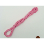 fil polyester cire 1mm rose
