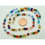 perle rondelle 4mm facette