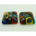 cabochon millefiori carre 20x20mm