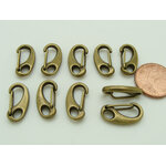 mousqueton 16mm bronze sac