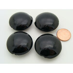 galet verre 28mm noir