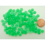 cabochons verts ronds cab-lot29