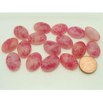 cabochons ovales roses cab-lot28