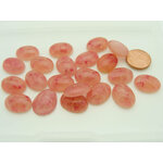 cabochons roses ovales cab-lot33