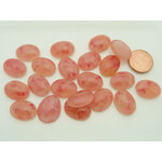 cabochons roses cab-lot33