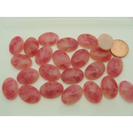 cabochons roses cab-lot36