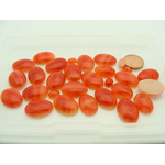 cabochons ovales oranges cab-lot39