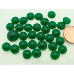 cabochons ronds verts cab-lot32