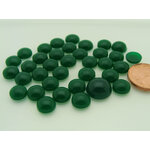 cabochons verts ronds cab-lot34