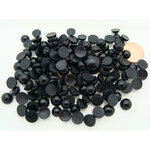 cabochons noirs cab-lot42
