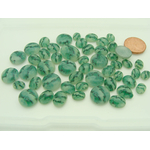cabochons ovales verts cab-lot37