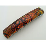 cabochon rectangle courbe verre dichroique 10