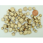 embellissement bois fleur 3 tailles